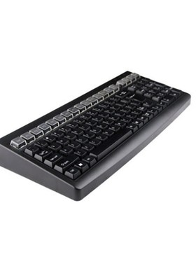 新品热卖KB101一体收银机键盘黑色通用PS2/USB接口独立线