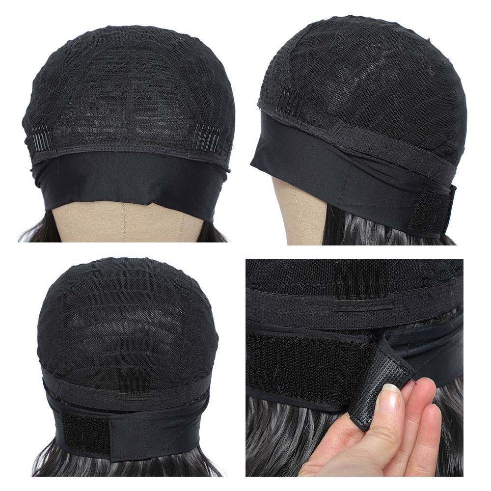 Kinky Straight Headband Wigs Yaki Straight Synthetic Hair Wi