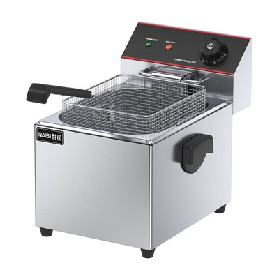 大容量汉堡店炸炉电炸锅商用12升双缸炸炉炸鸡炸薯条炸炉炸油条机