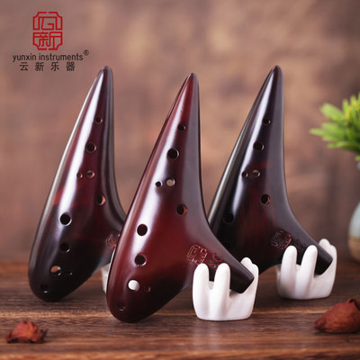 12孔ac陶笛初学入门十二孔儿童学生成人专业演奏型中音c调埙乐器