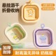 新款 洗脸洗脚盆宿舍家用小盆子180g 儿童卡通方形可折叠脸盆婴儿式