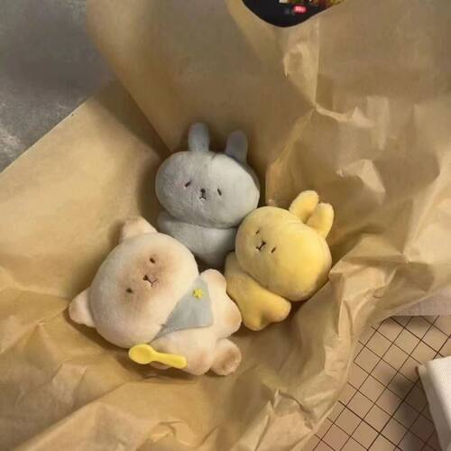 创意手作小猫挂件可爱少女心小猫兔兔手作玩偶毛绒包包挂件礼物