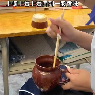 复古老坛杯子搞怪创意老坛酸菜杯陶瓷杯带盖子男生宿舍喝酒泡面桶