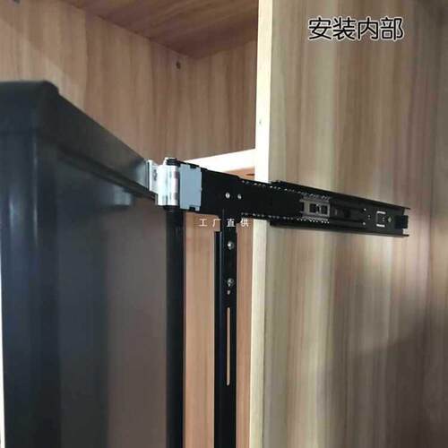 衣柜推拉镜滑轨导轨穿衣镜滑轨衣柜旋转镜子三节镜轨折叠镜支
