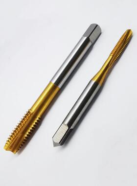 镀钛机用丝锥 黄色涂钛高速钢先端M3 4 5 6 8 10 12 14 16 18 20