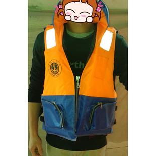 中国海事局专用救生衣带领子/成人水上娱乐钓鱼高档救生衣