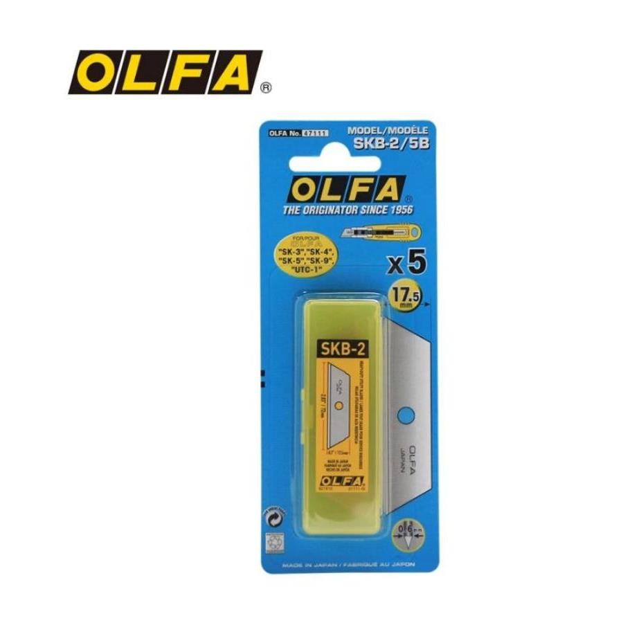 日本OLFA爱利华SKB-2/5B 自动伸缩安全刀片 适用刀架SK-4/3/5/9 U
