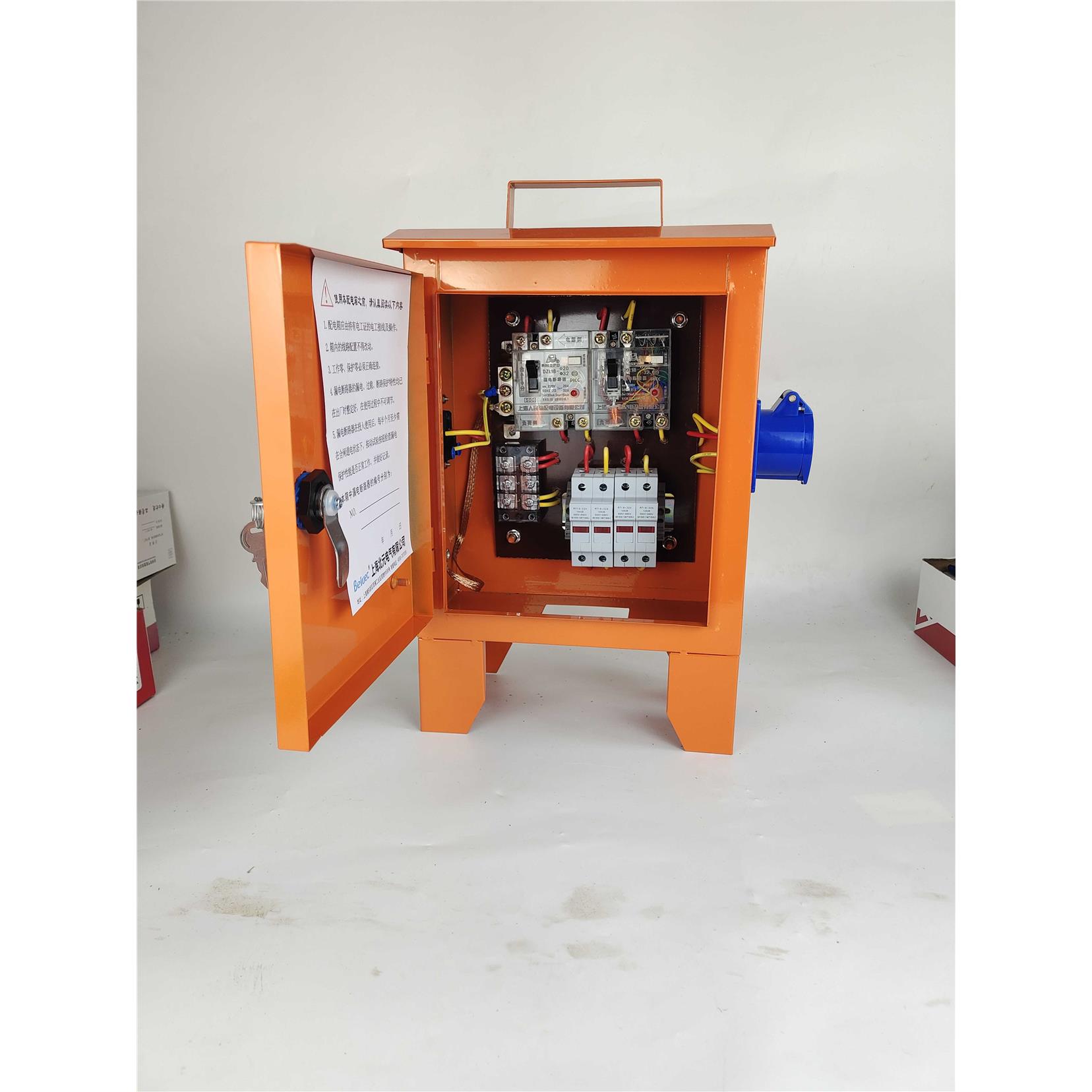 施工工地电箱二级小电箱工业插头临时配电箱工地手提电箱电箱220V