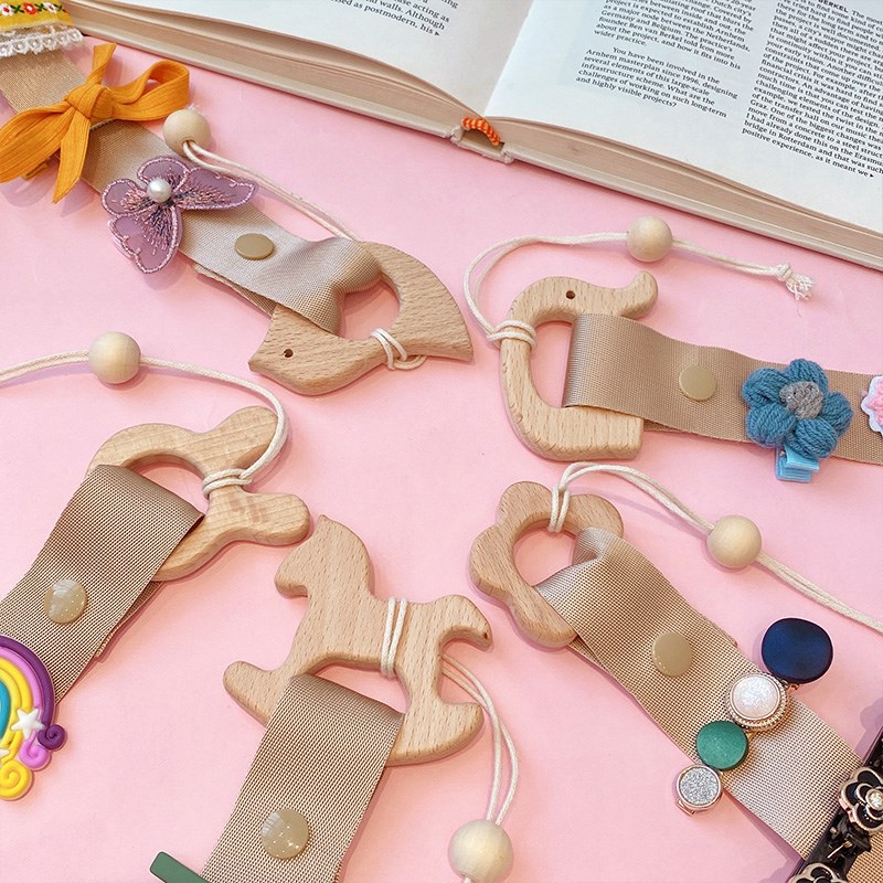 儿童发夹收纳带女孩发卡头箍绳墙首饰盒神器宝宝头饰品展示壁挂架