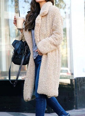 2022 Autumn Long Winter Coat Woman Faux Fur Coat Women Warm