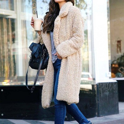 2022 Autumn Long Winter Coat Woman Faux Fur Coat Women Warm