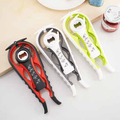 Bottle opener set four in one can opener twist cap five in