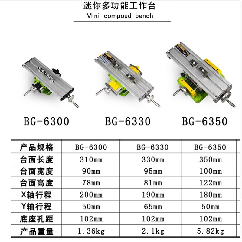 。台式钻床多功能十字工作台高精度滑台迷你微型钻铣床电钻支架di