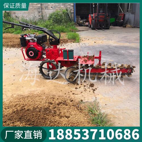 好货机手推机链条h开沟式农家柴油机用用 农用果园施肥开沟设备