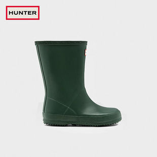 HUNTER英国小童靴雨鞋涉水哑光多色防水防滑儿童雨靴高筒宝宝雨靴