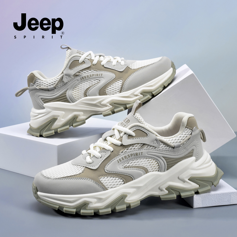jeepspirit男鞋2025新款老爹鞋男
