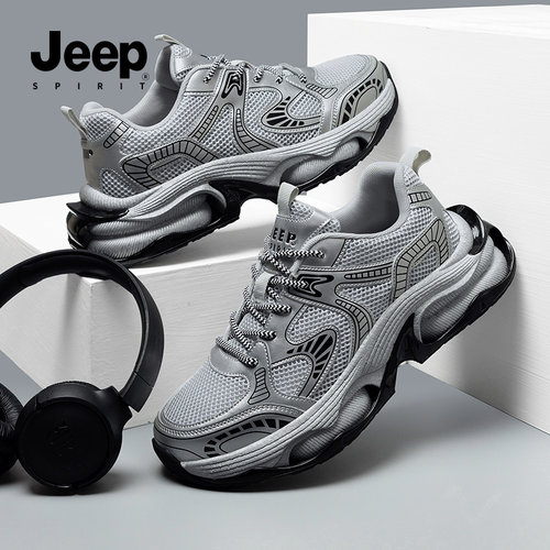 JEEPSPIRIT男鞋2026新款老爹鞋男