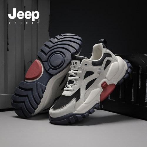 JEEPSPIRIT夏季百搭老爹鞋