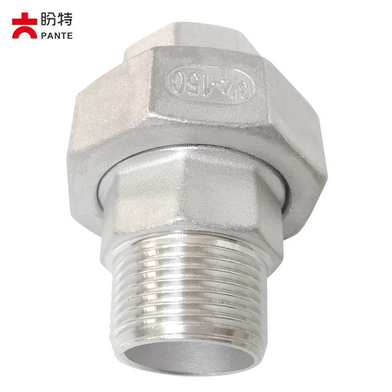 盼特304不锈钢内外丝活接头316双头活结丝扣油任4分水管配件新款