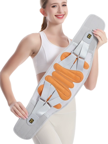 Новая медицинская поясничная ремень стальная пластина поясничная позвоночник подчеркивает поддержку повреждения поясничной поддержки для облегчения боли в талии и сидячие артефакты.