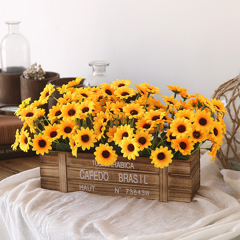 速发田园假栏花插花栅摆摆设玫瑰花装饰花摆件花艺客厅餐桌花花花