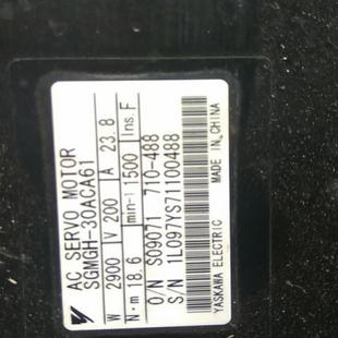 耶耶电子 安川伺服电机2900wSGmGH 30ACA61