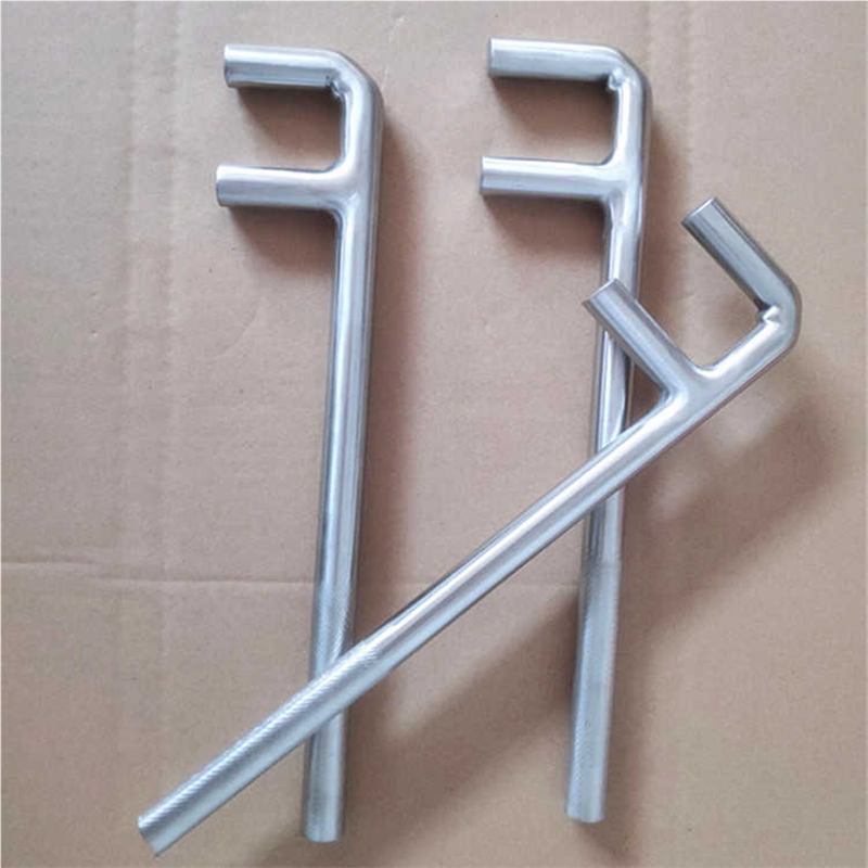 不锈钢F扳手 白钢两爪阀门钩扳手 F型扳手200mm-1200mm 促销