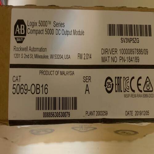 议~AB模块 5069-OB16 全新原装未拆封