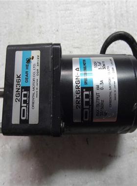 原装拆机OM东方减速电机2RK6RGN-A/2GN36K  6W100V调速电机~议价