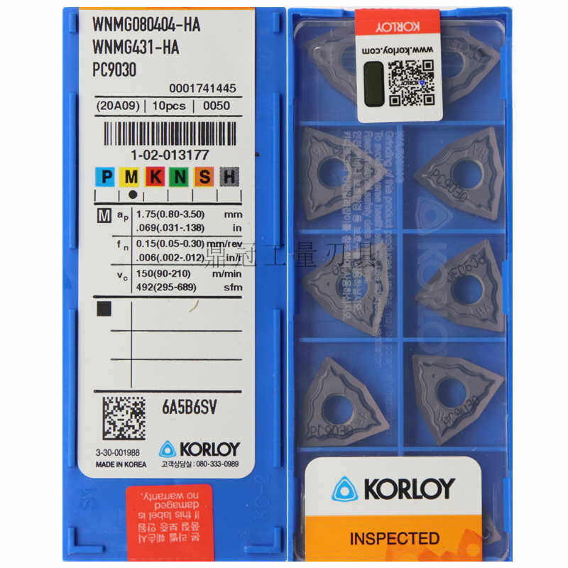 正品韩国克洛伊数控刀片 WNMG080404-HA WNMG080408-HA PC9030