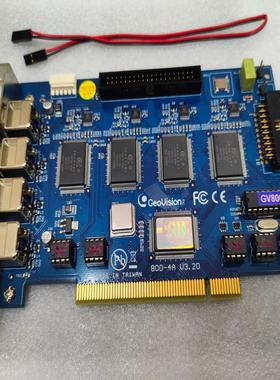 Geovision四路视频采集卡 800-4A V3.20（卡套电子）
