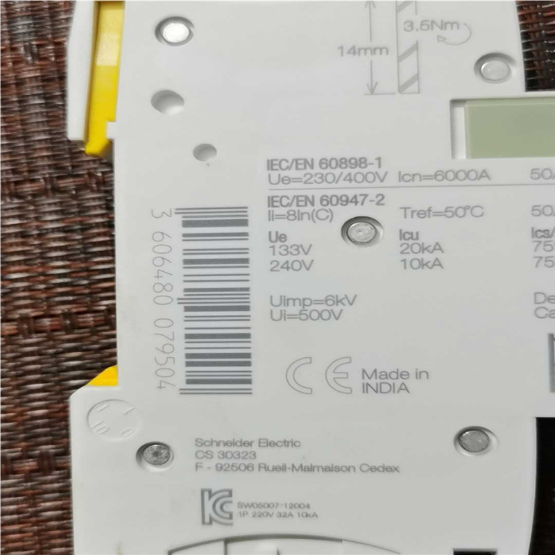 议价施耐德iC60N 1P32A 微型断路器，印度产，iC6