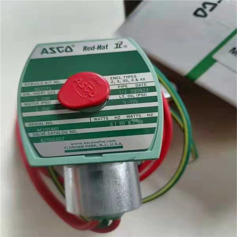 美国ASCO阿斯卡电磁阀EFG551B401MO AC220V原装10S29Y1013Z