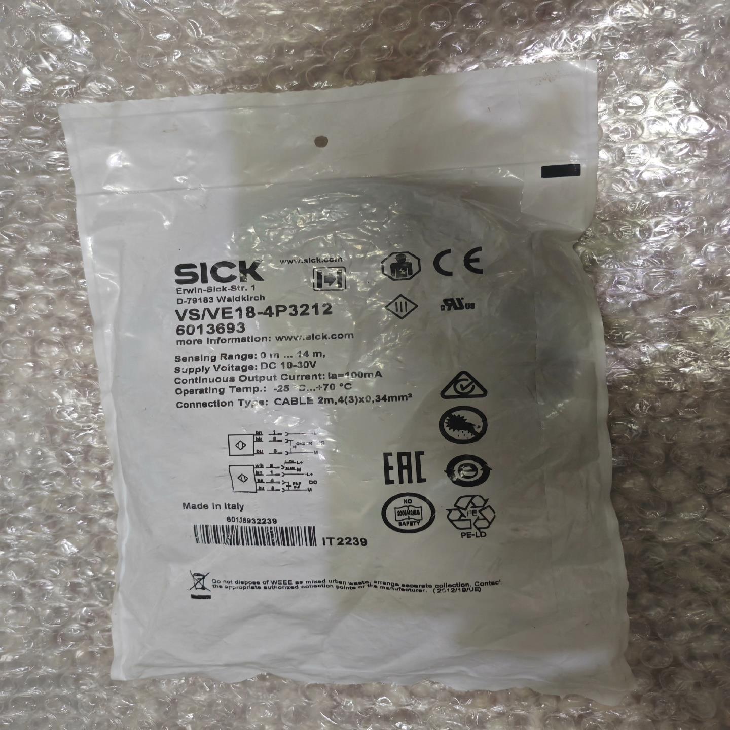 议~VS/VE18-4P3212 德国sick西克对