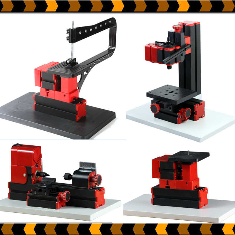 儿童工具迷你小型锯床车床铣床磨床钻床线锯床砂磨机小学创客教室
