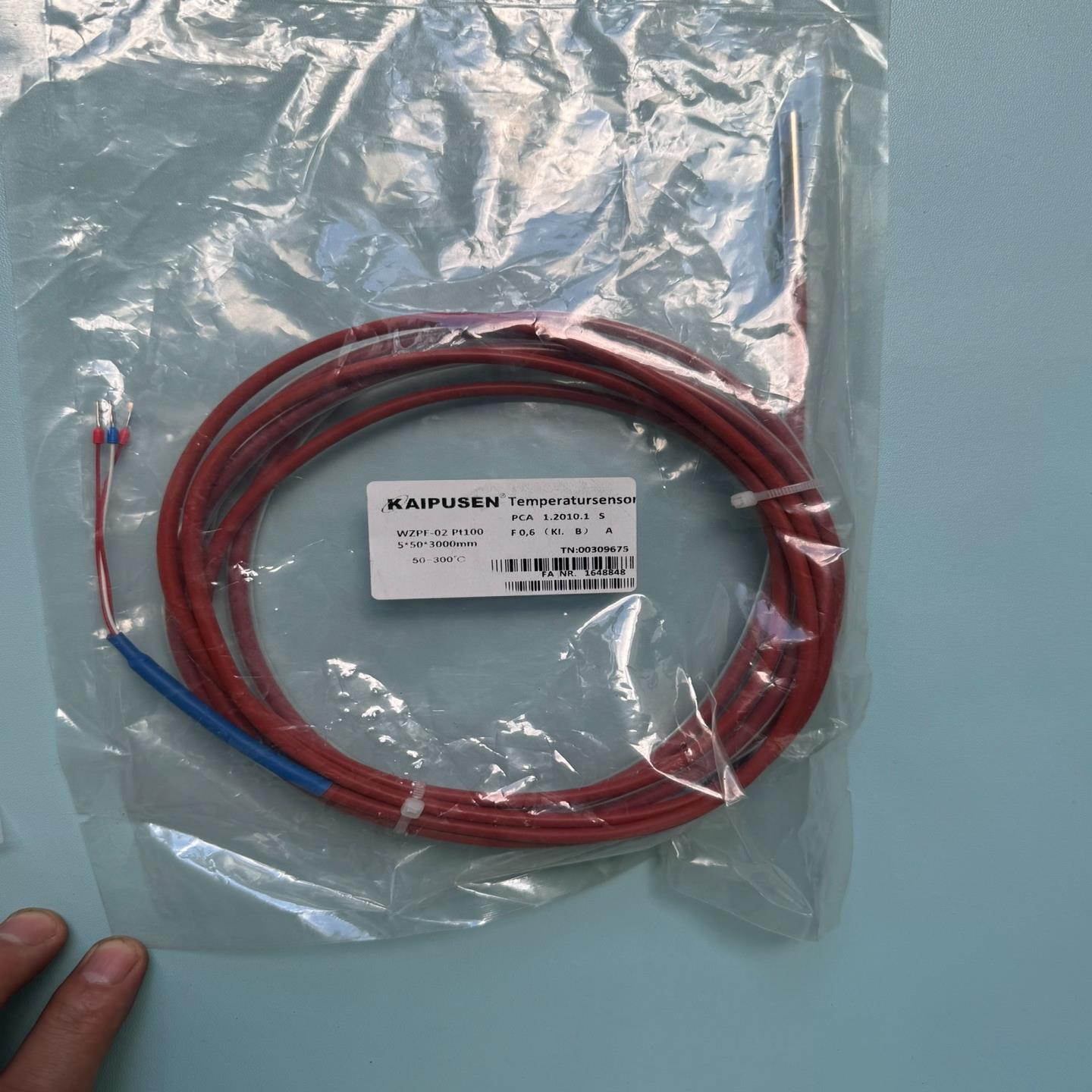 (议价)KAIPUSEN温度传感器。WZPF-02 PT100 5*