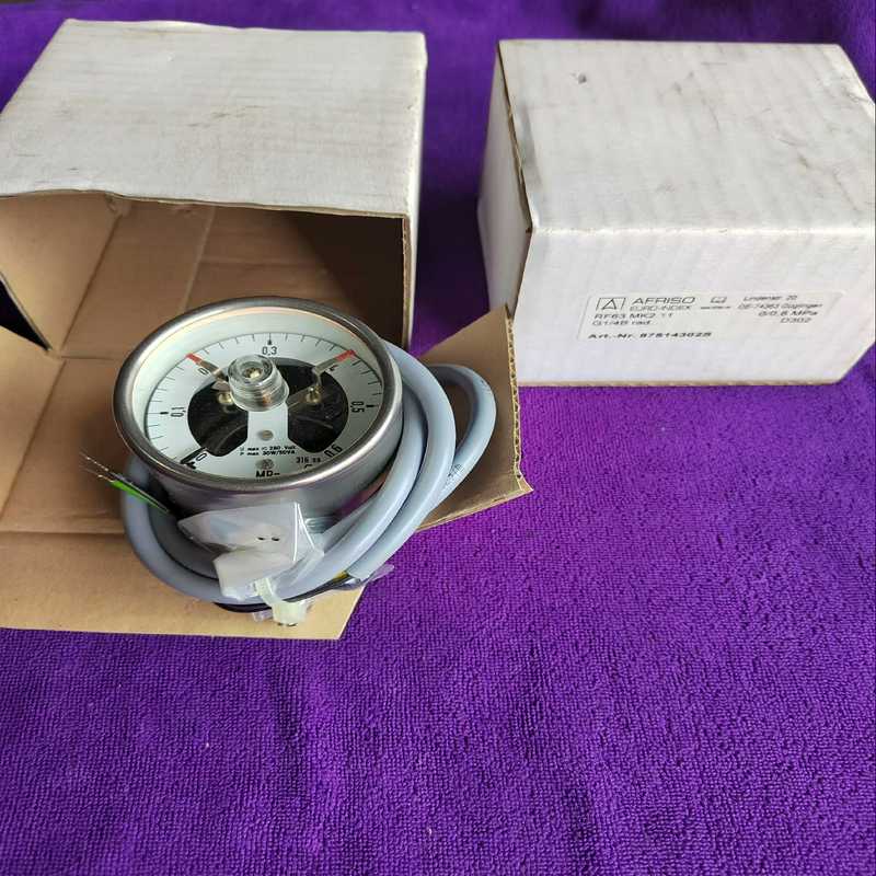 德国菲索AFRISO弹簧管压力表,膜盒压力表，实物如图没用过（夫