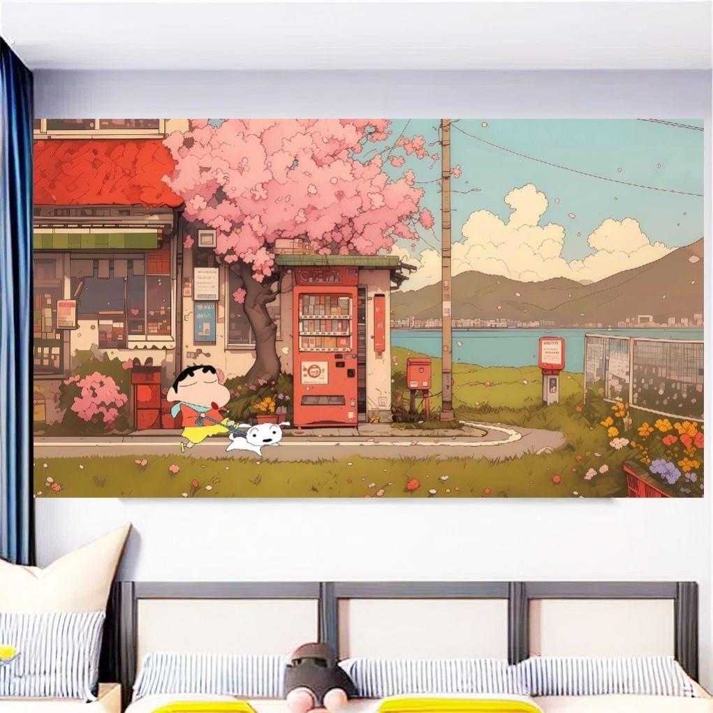 二维小房间温暖布局海报墙壁贴纸卧室女孩卧室装饰改造房间的好东