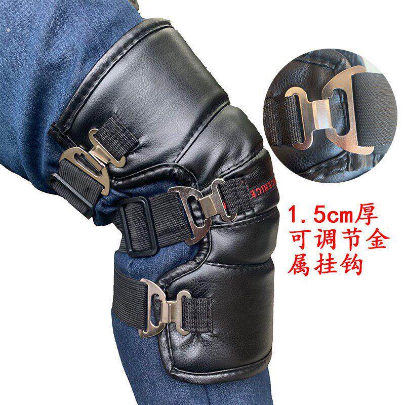 春秋季摩托车电动车护膝盖男女士保暖防寒加厚加绒外穿骑车长款神