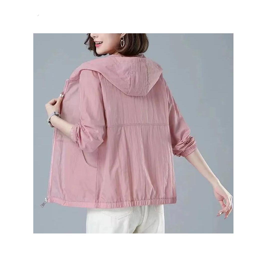 防晒衣女士2024夏季新款妈妈装中老年防晒服户外透气长袖薄款外套