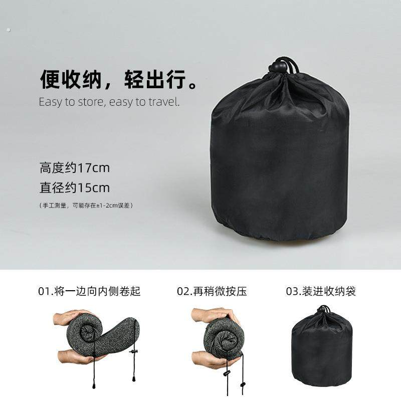 夏季冰丝连帽枕头便携飞机护颈枕长途坐车睡觉脖子靠枕头枕u形枕