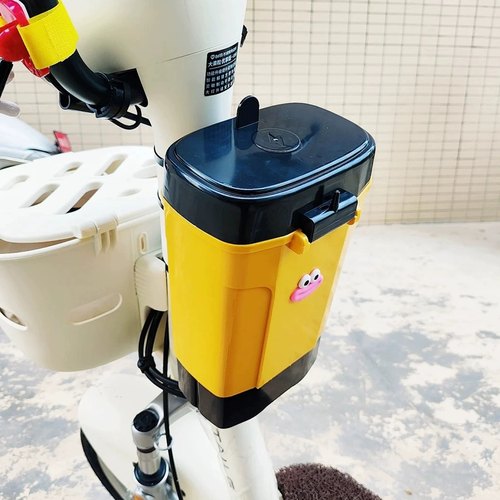 电瓶车收纳盒防水盒多功能收纳盒便携式可拆防尘置物盒电瓶车通用