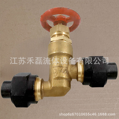 595/596A100006铜截止阀止回阀外螺纹B型A40015直通角式40025PN40