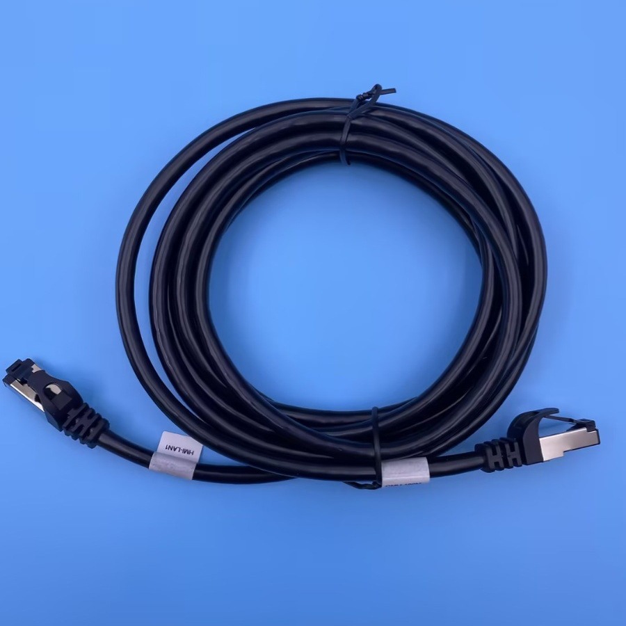 网络线 黑色3米 CAT.7 SSTP 26AWG*4P+AB AS RJ458P8C