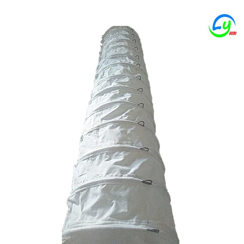 北京散装机伸缩袋规格φ300X2500 耐磨伸缩软管耐磨帆布筒