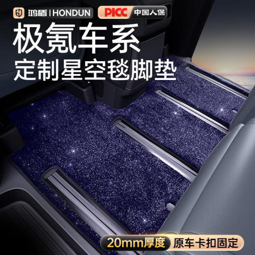 ZEEKR极氪专用星空脚垫地毯