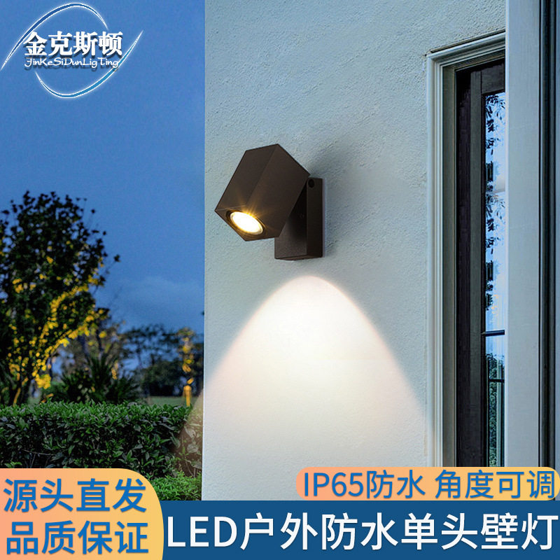 LED户外防水人体感应壁灯