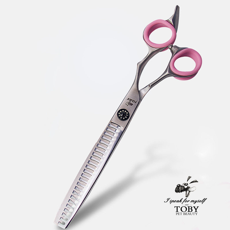 TOBY轻质微磨砂JP440c鱼骨剪7.5寸8寸 宠物美容剪美容师剪刀