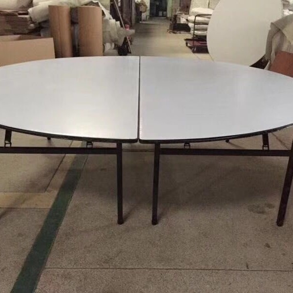 酒店宴会餐台白色PVC台面250CM