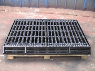 机场专用排水沟箅子 机场篦子 飞机荷载钢箅子 机场排水沟盖板